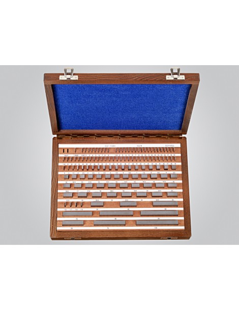 Zestaw stalowych płytek wzorcowych, klasa K, 122 sztuki HOFFMANN