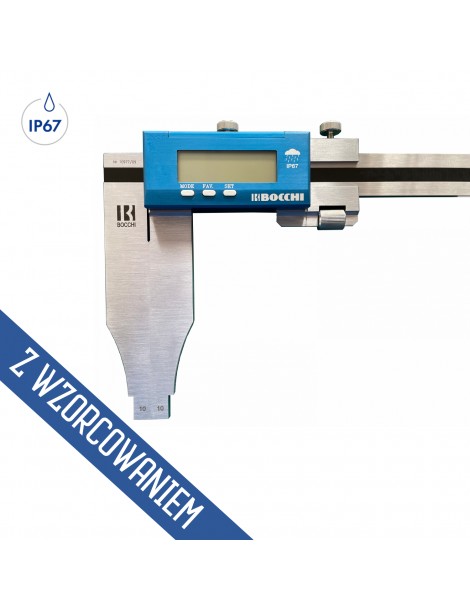 Suwmiarka cyfrowa INOX IP67 300 x 0,01 mm BOCCHI ze świadectwem wzorcowania