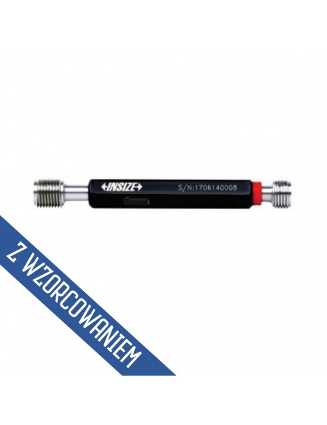 Sprawdzian do gwintu trzpieniowy dwustronny M2 x 0,4 mm INSIZE ze świadectwem wzorcowania