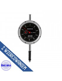 Czujnik zegarowy 0-10 x 0,01 mm wstrząsoodporny MICROTECH DIN 878 z akredytowanym świadectwem wzorcowania