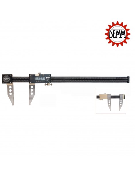 Suwmiarka do pomiarów na płasko 0-800 x 0,01 mm IP67 ultralekka DEMM ze świadectwem wzorcowania