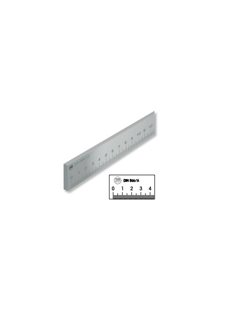 Przymiar sztywny kreskowy DIN 866/A 500 mm INOX HELIOS-PREISSER