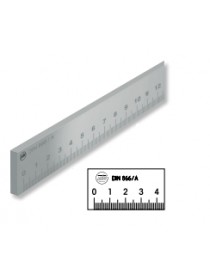 Przymiar sztywny DIN 866/A 500 mm ze stali nierdzewnej ULTRA PRAZISION ze świadectwem wzorcowania