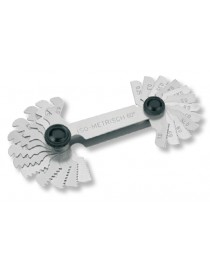 Wzorzec zarysu gwintu 0,25-6,00 mm 60° 24 listki ULTRA PRAZISION ze świadectwem wzorcowania