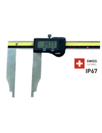 Suwmiarka cyfrowa z długimi szczękami 0-300 x 0,001 mm szczęki 100 mm IP67 MICROTECH z akred. świadectwem